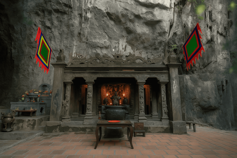 Tran Temple is known as the most sacred temple in Trang An